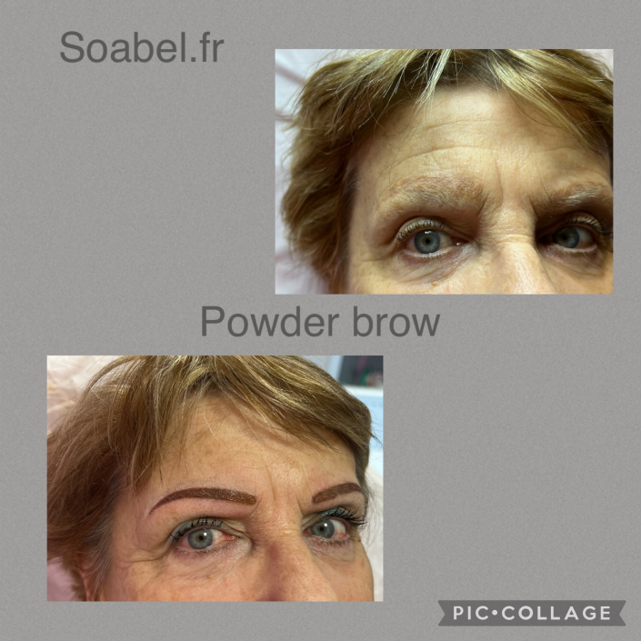 Powder brow soabel saintes